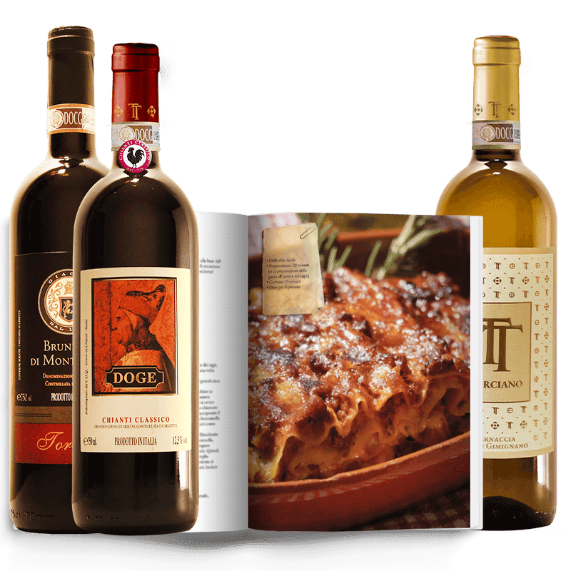 Cookbook & Wine Kit